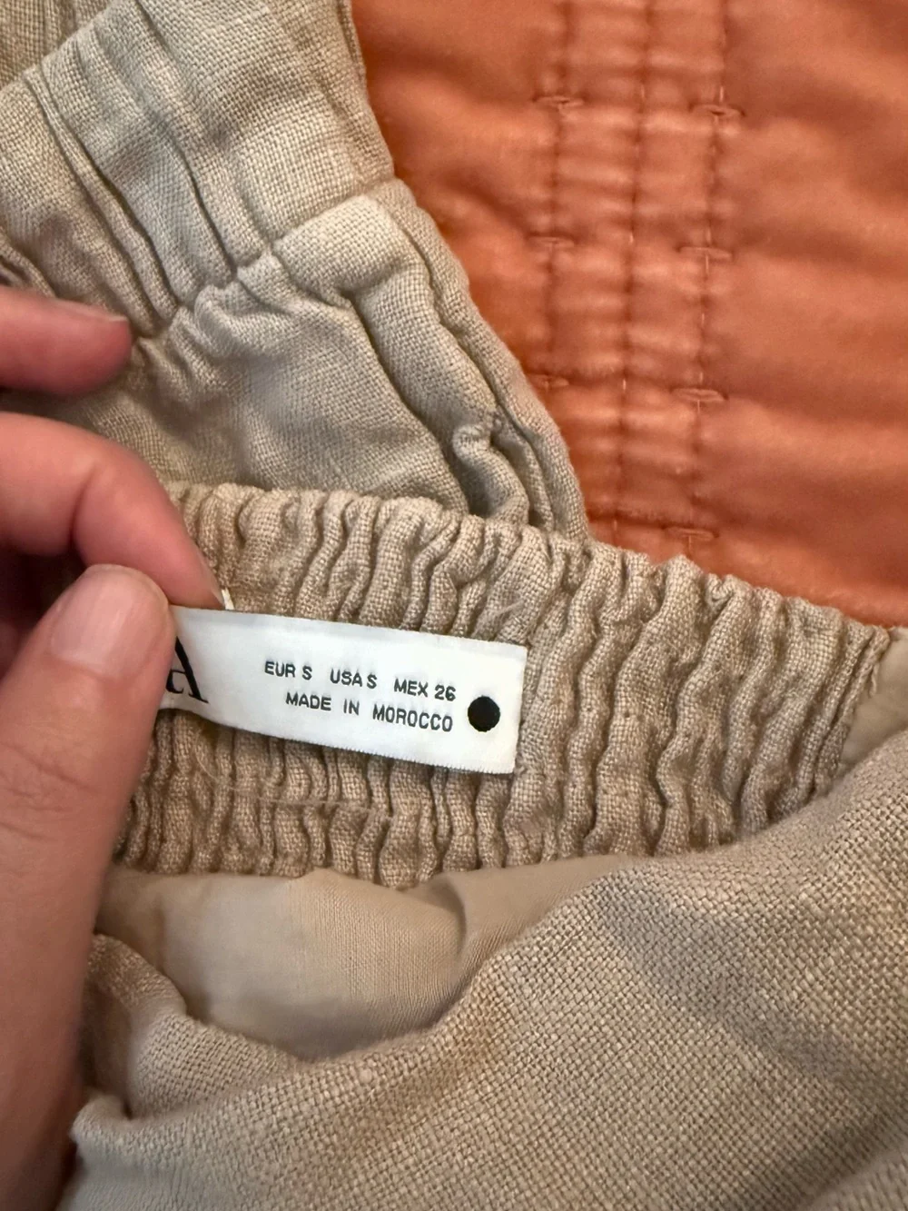 🤎Zara Linen halter top and pants